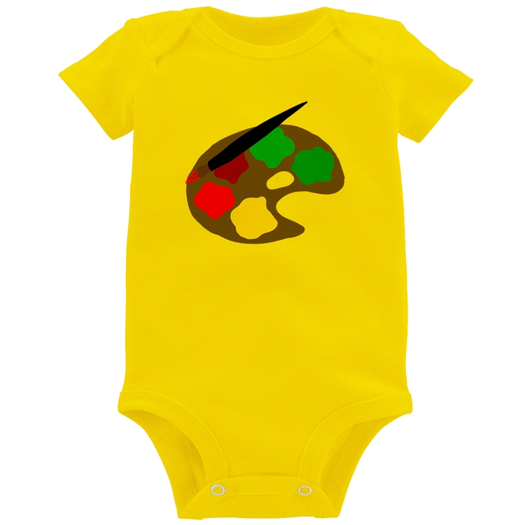 Body Bebê Paint Colors Artboard - Amarelo