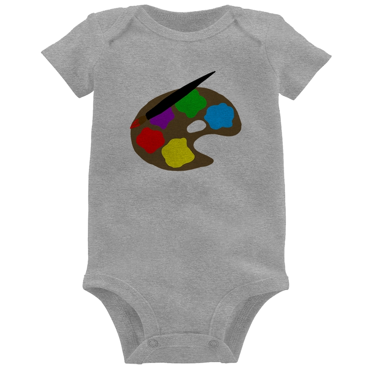 Body Bebê Paint Colors Artboard - Cinza