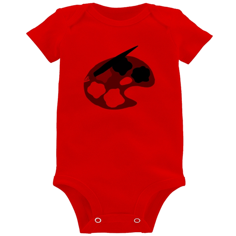 Body Bebê Paint Colors Artboard - Vermelho