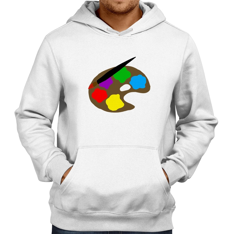 Moletom Paint Colors Artboard - Branco