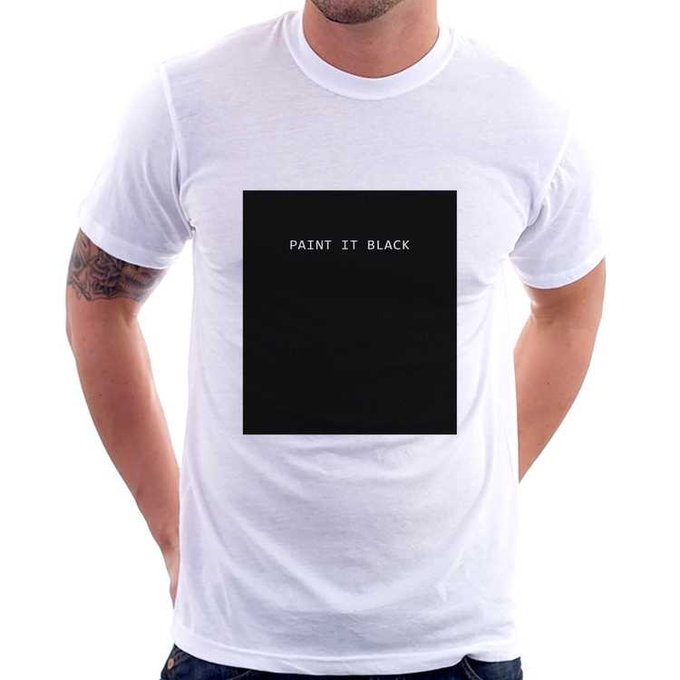 Camiseta Paint it Black