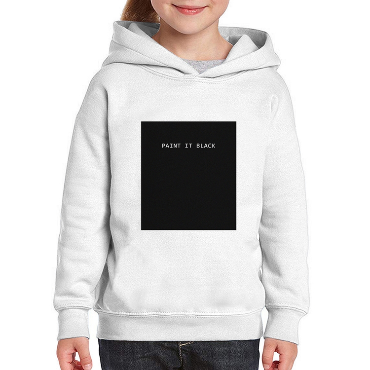 Moletom Infantil Paint it Black