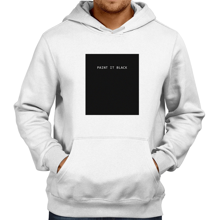 Moletom Paint it Black - Branco