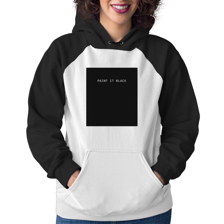 Moletom Feminino Paint it Black