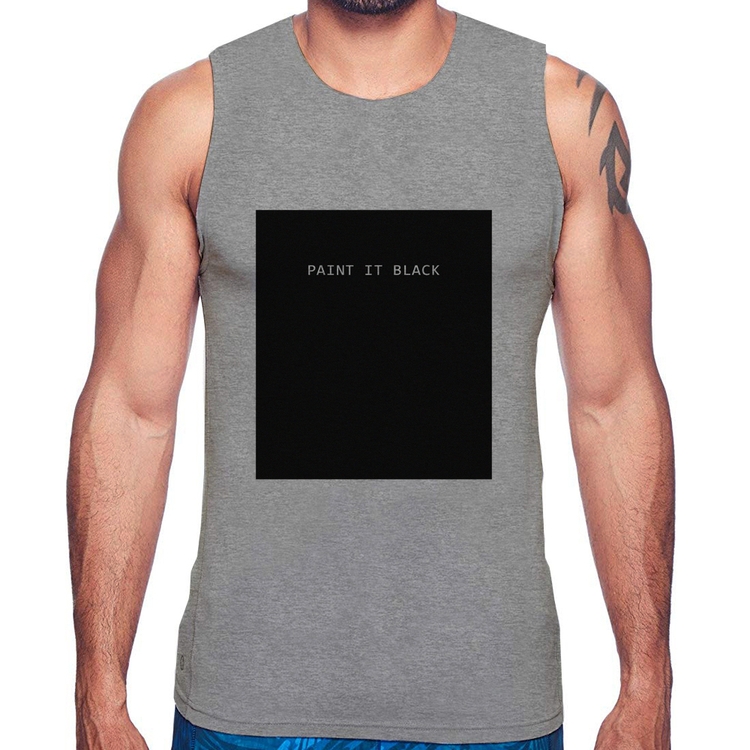 Regata Paint it Black - Cinza