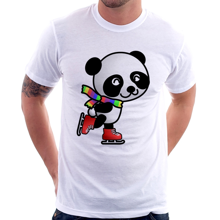 Camiseta Panda de Patins