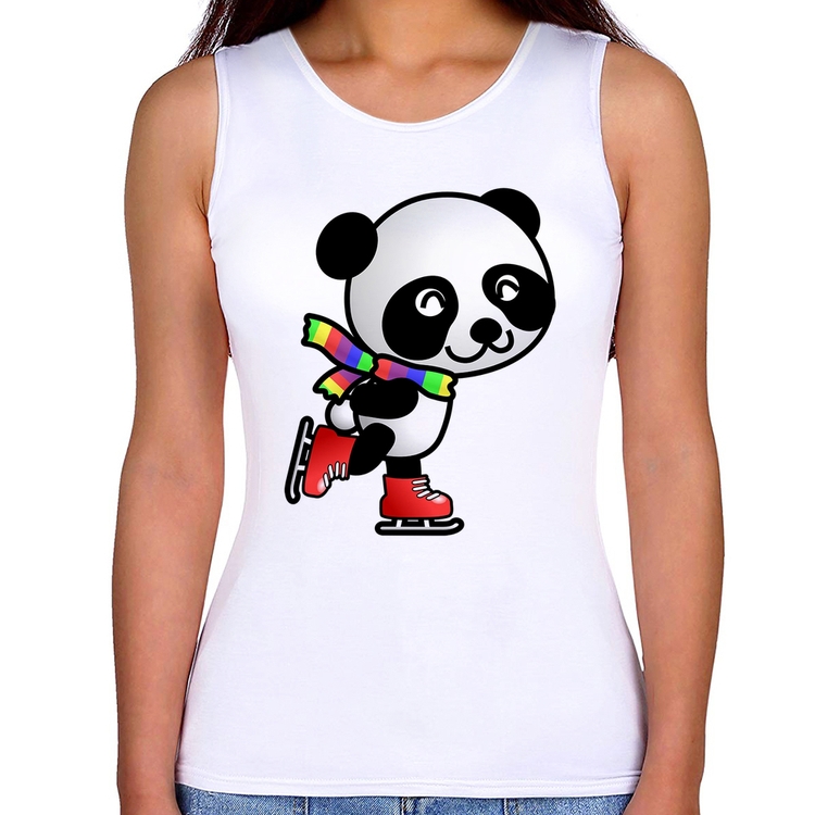 Regata Feminina Panda de Patins