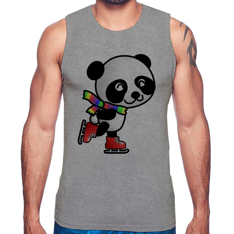 Regata Panda de Patins - Cinza