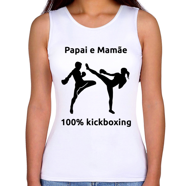 Regata Feminina Papai e Mamãe 100% Kickboxing
