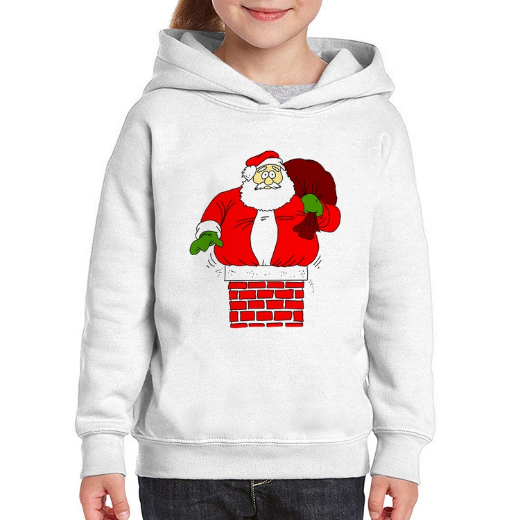 Moletom Infantil Papai Noel Chaminé