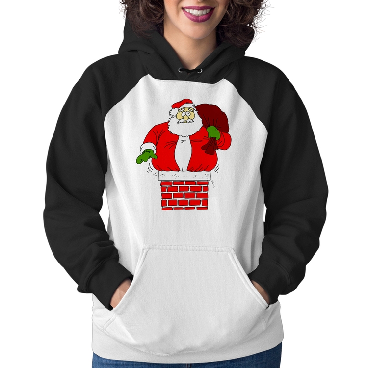 Moletom Feminino Papai Noel Chaminé