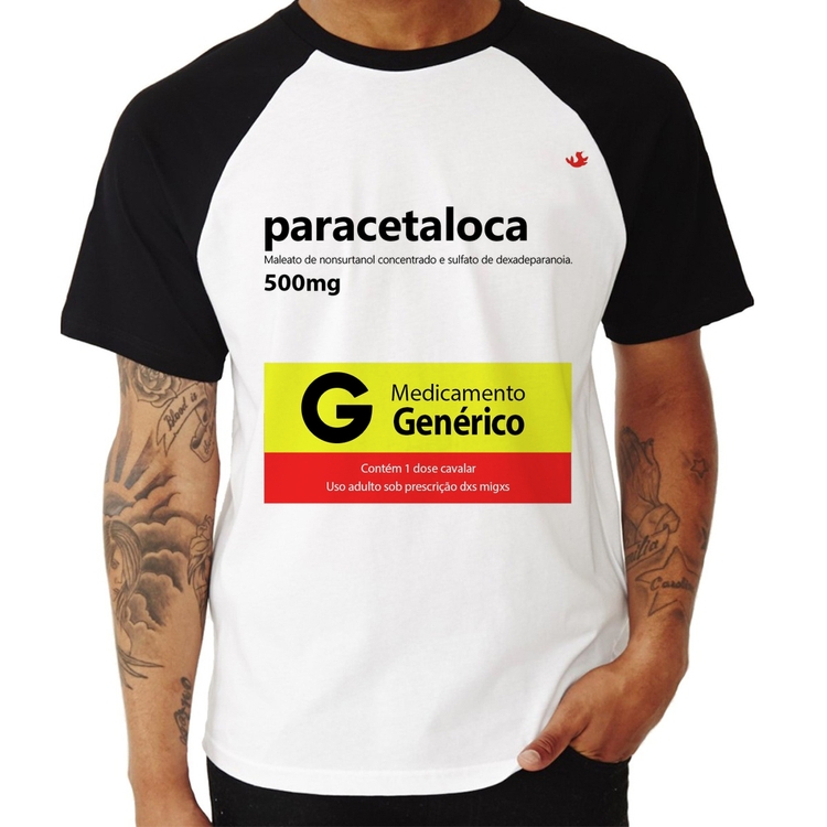 Camiseta Raglan Paracetaloca