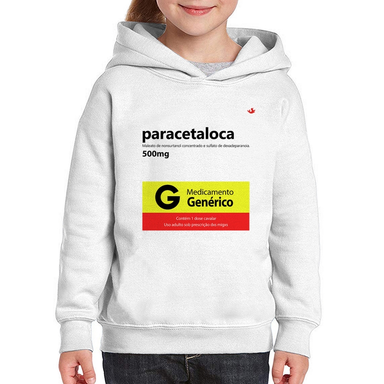 Moletom Infantil Paracetaloca