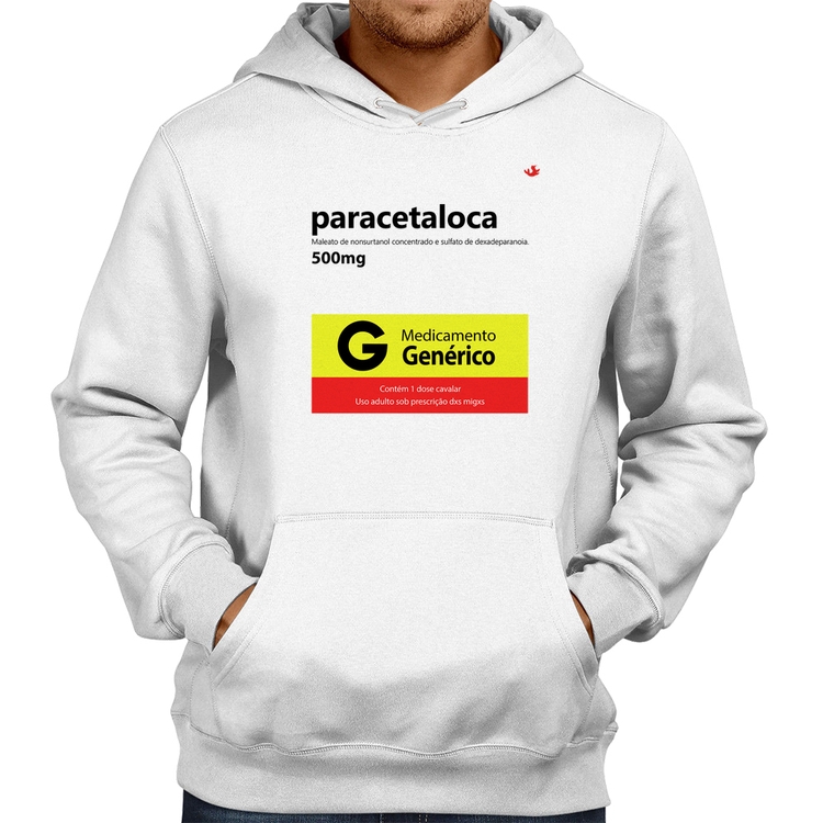 Moletom Paracetaloca - Branco