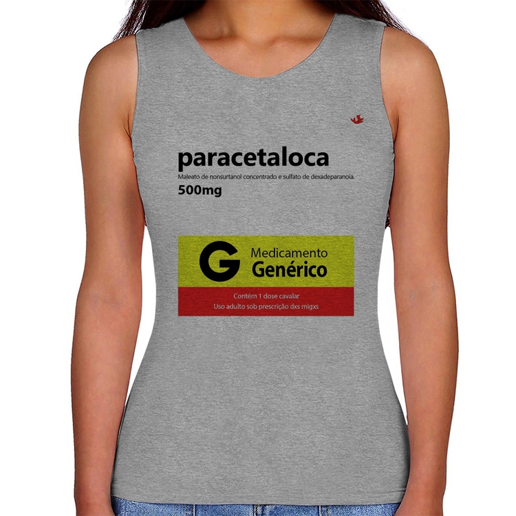 Regata Feminina Paracetaloca - Cinza