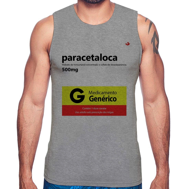 Regata Paracetaloca - Cinza