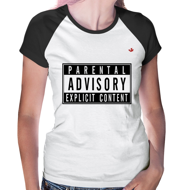 Baby Look Raglan Parental Advisory: Explicit Content
