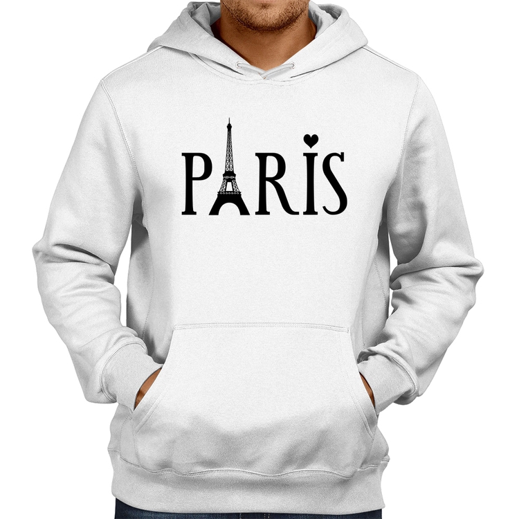 Moletom Paris Torre Eiffel - Branco