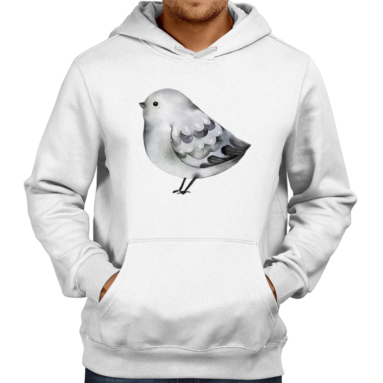 Moletom Pássaro Arte - Branco