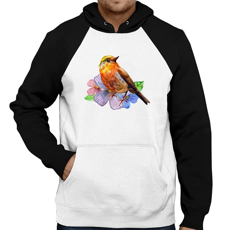 Moletom Pássaro e Flores