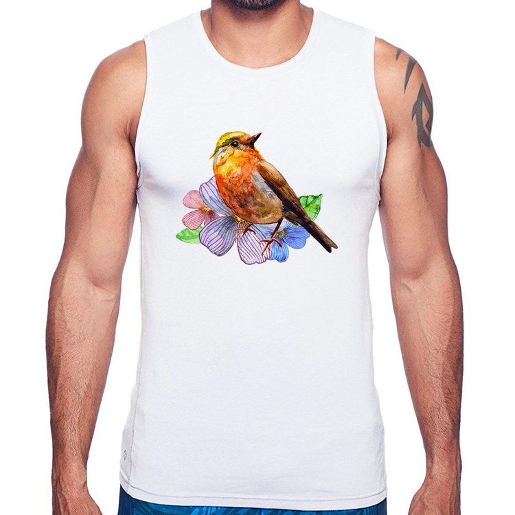 Regata Pássaro e Flores