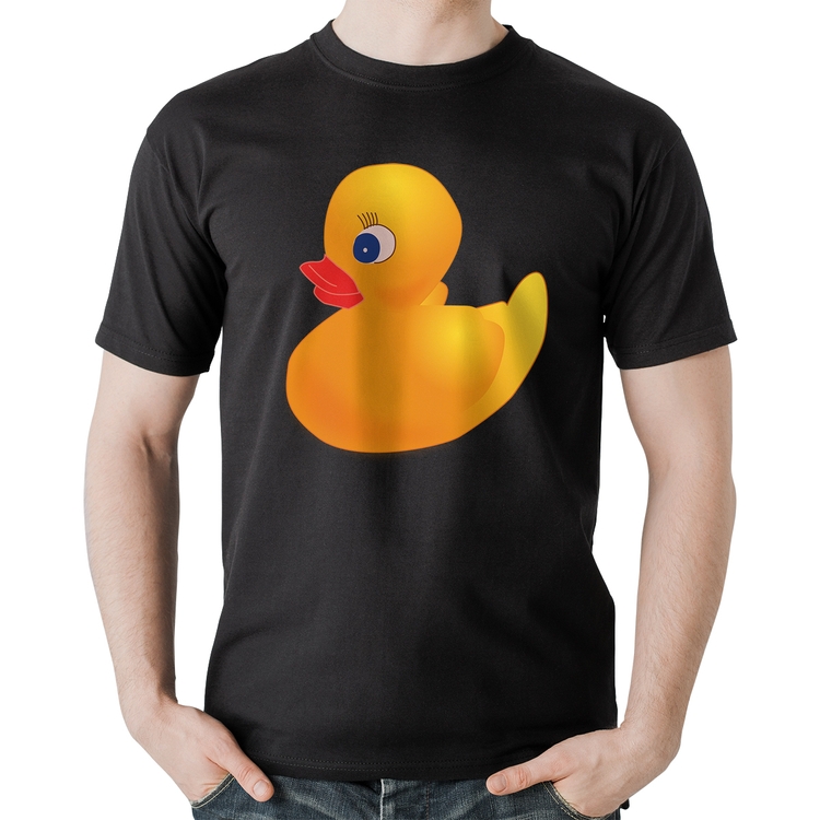 Camiseta Algodão Patinho de Borracha