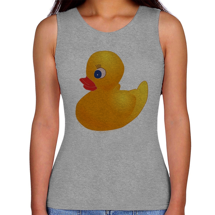 Regata Feminina Patinho de Borracha - Cinza