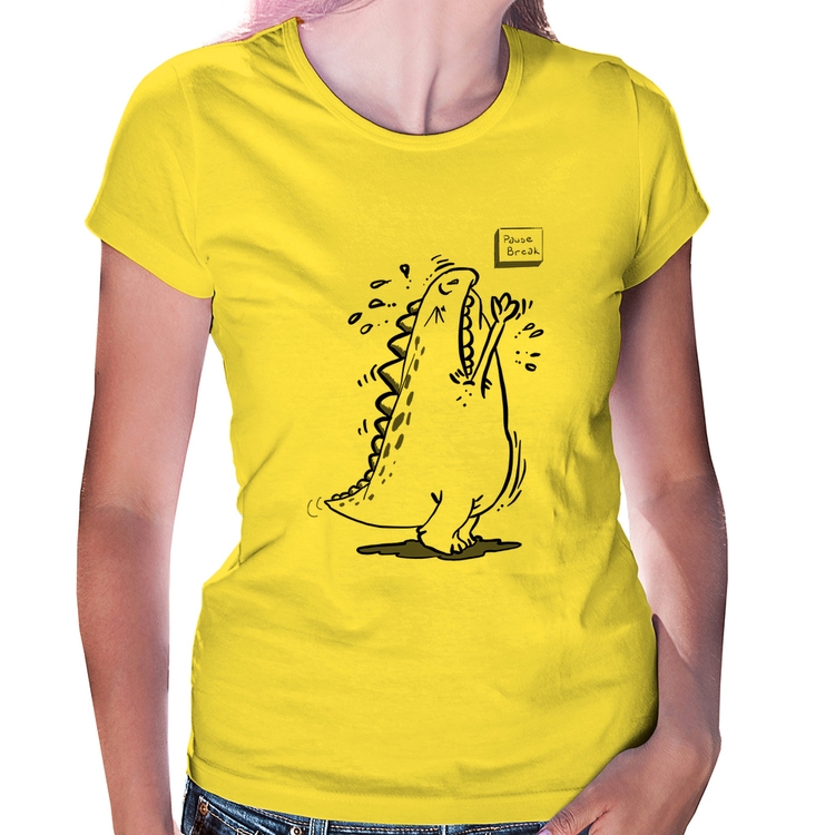 Baby Look Pause Break - Amarela