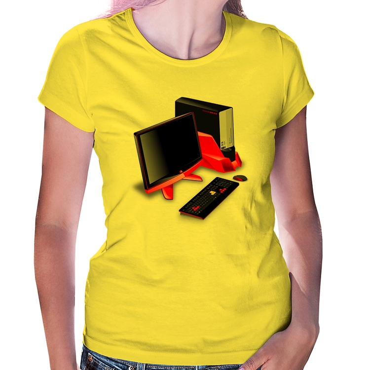 Baby Look PC Gamer - Amarela