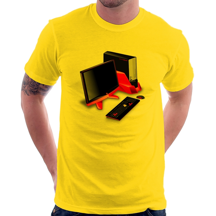 Camiseta PC Gamer - Amarela
