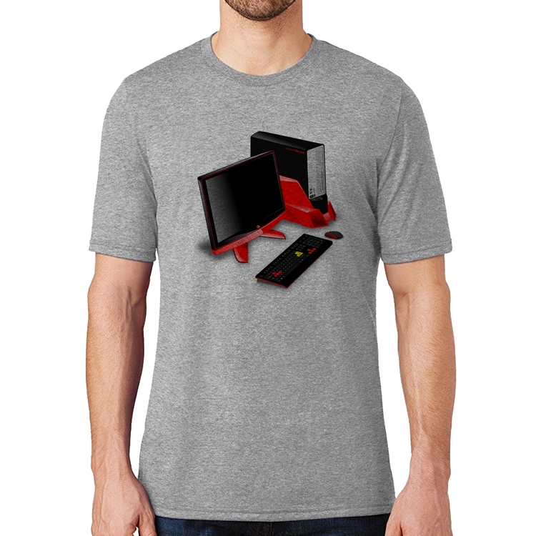 Camiseta PC Gamer - Cinza