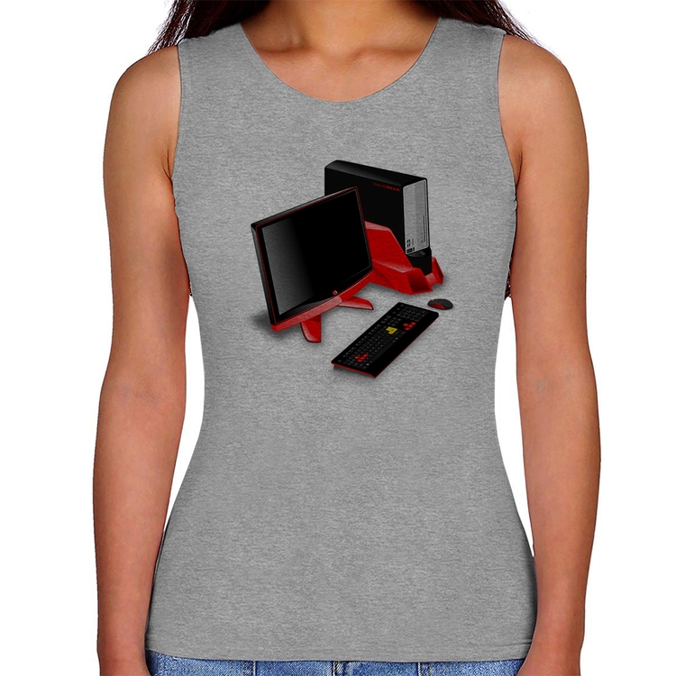 Regata Feminina PC Gamer - Cinza