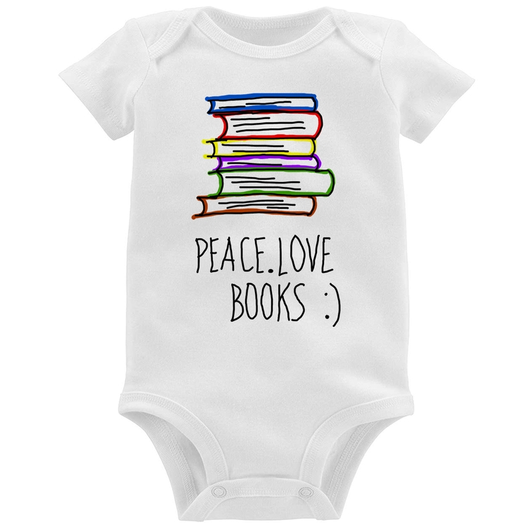 Body Bebê Peace Love Books