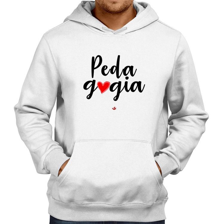 Moletom Pedagogia por amor - Branco