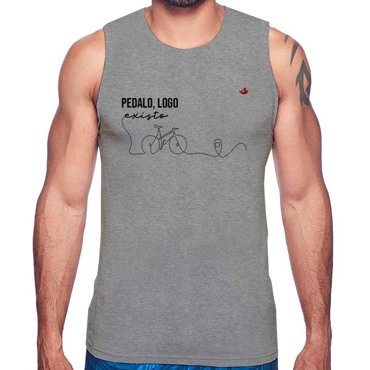 Regata Pedalo, logo existo - Cinza