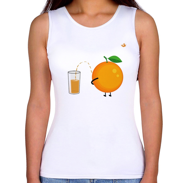 Regata Feminina Peeing Orange