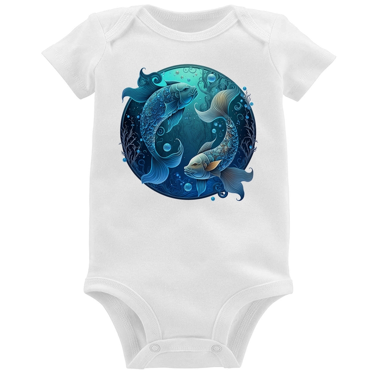 Body Bebê Peixes Sígno