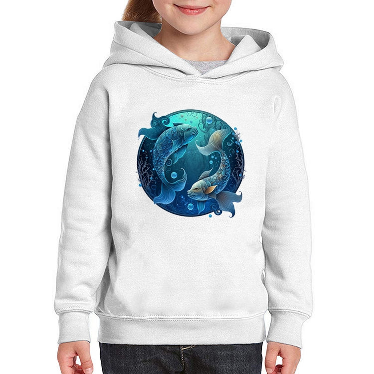 Moletom Infantil Peixes Sígno