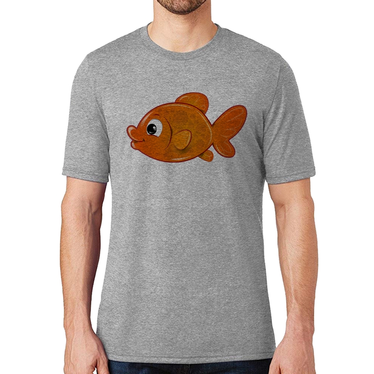 Camiseta Peixinho Brinquedo - Cinza