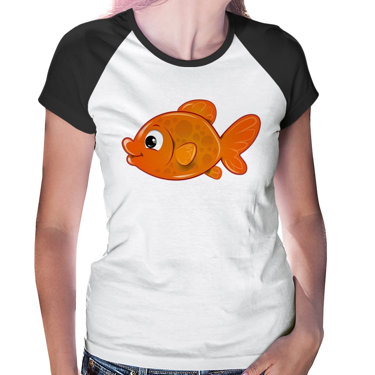 Baby Look Raglan Peixinho Brinquedo