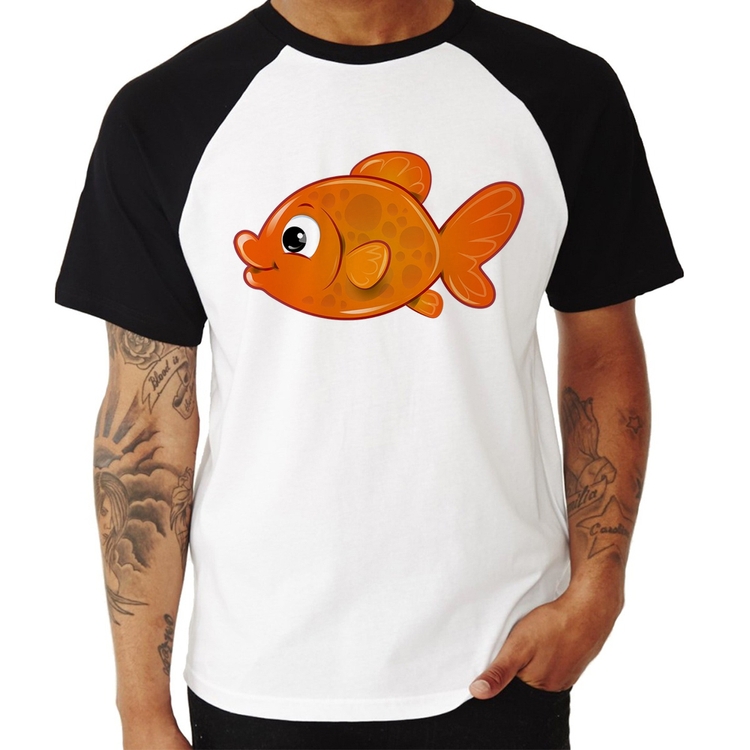 Camiseta Raglan Peixinho Brinquedo