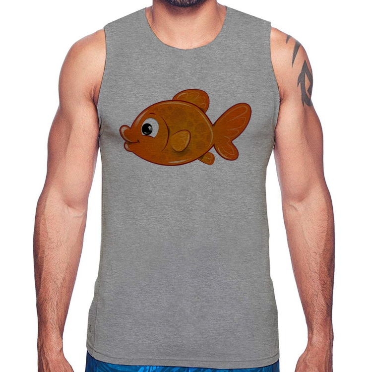 Regata Peixinho Brinquedo - Cinza