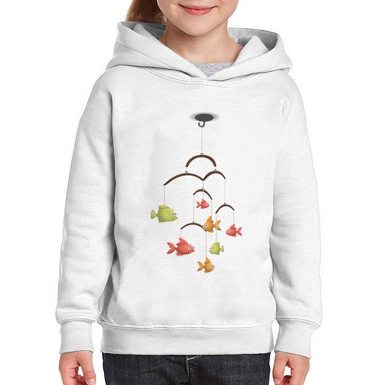 Moletom Infantil Peixinhos Móbile