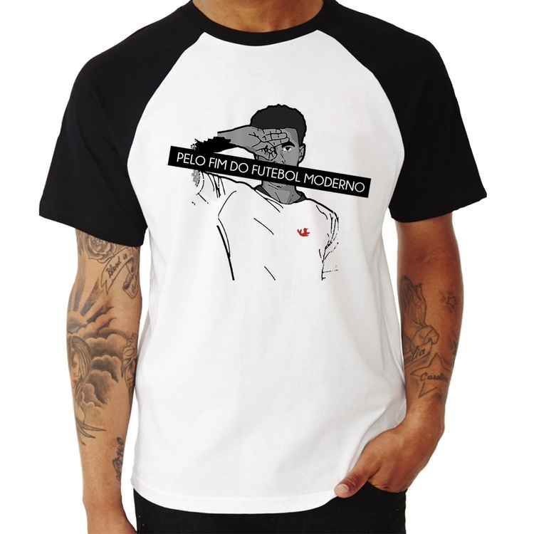 Camiseta Raglan Pelo fim do futebol moderno