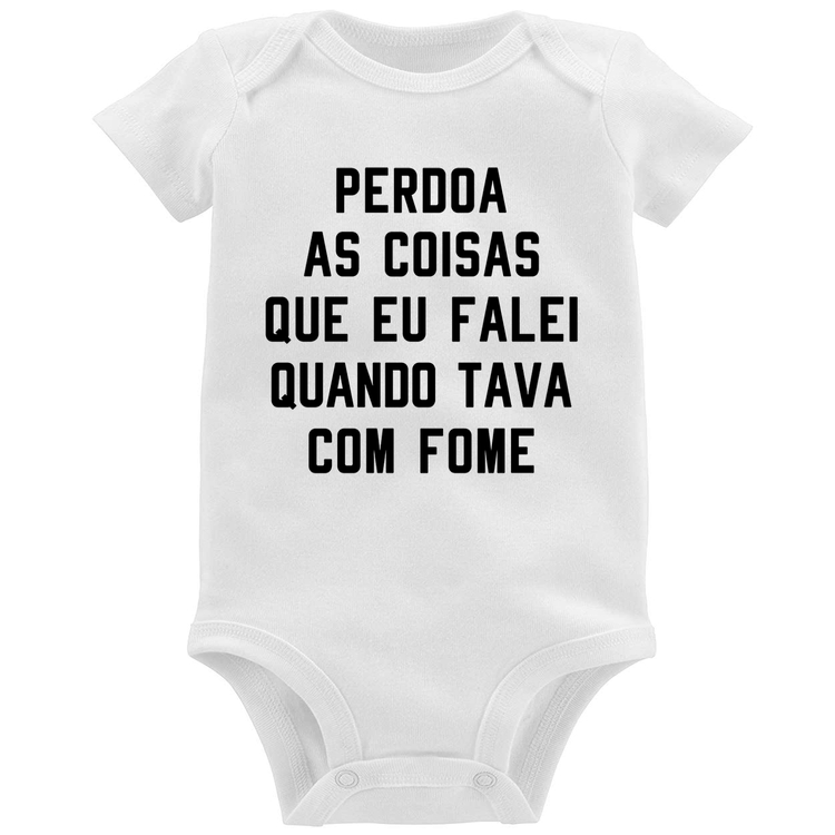 Body Bebê Perdoa, eu tava com fome