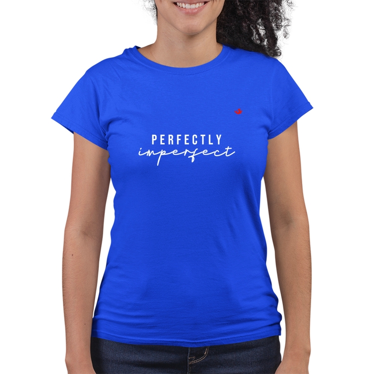 Baby Look Quality Perfectly Imperfect - Azul Royal