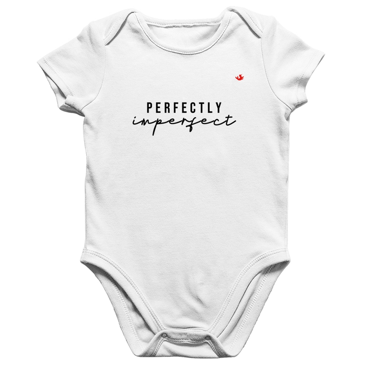 Body Bebê Algodão Perfectly Imperfect - Branco