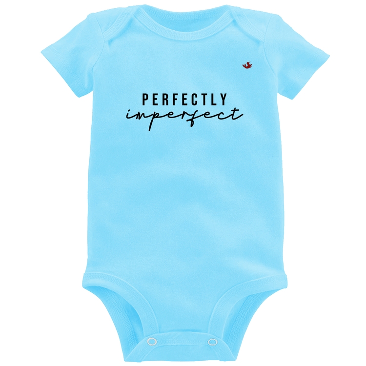 Body Bebê Perfectly Imperfect - Azul Bebê
