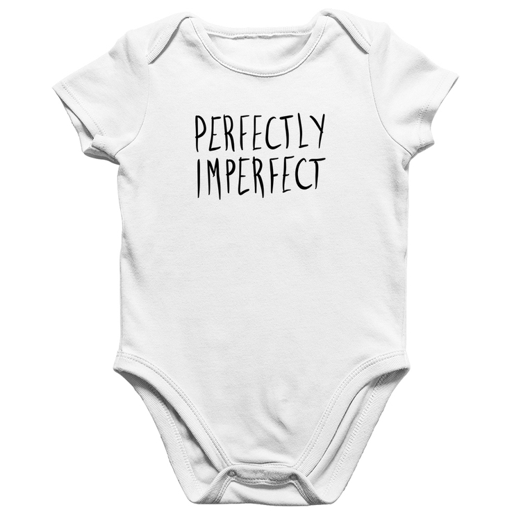 Body Bebê Algodão Perfectly Imperfect - Branco