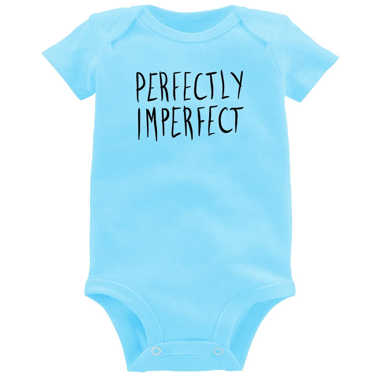 Body Bebê Perfectly Imperfect - Azul Bebê